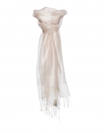 Foulard lurex beige