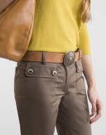 Green khaki pants