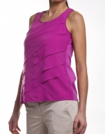 Cotton-silk top 