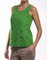 Cotton-silk top 