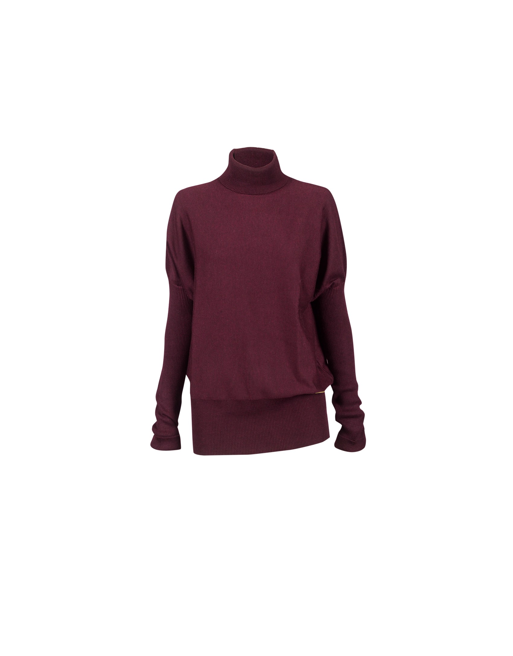 Bordeaux roll collar pullover