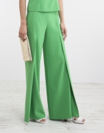 Green palazzo pants