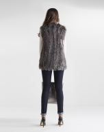 Grey fox vest