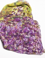 Floral print scarf