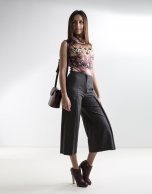 Gray culottes