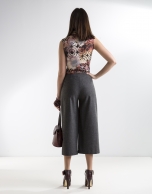 Gray culottes