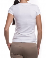 Short sleeve top  with round neck