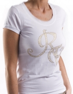 Short sleeve top  with round neck