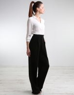 Black wide pants