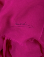 Plain fuchsia scarf 