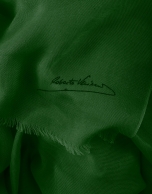 Foulard liso verde oscuro