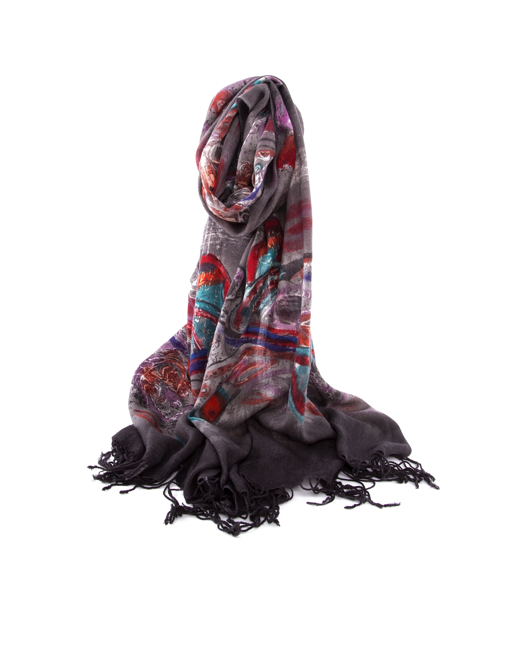 Foulard fantasía morado