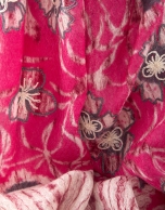 Foulard bordado rosa