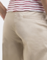 Pantalón culotte camel