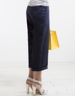 Blue culottes