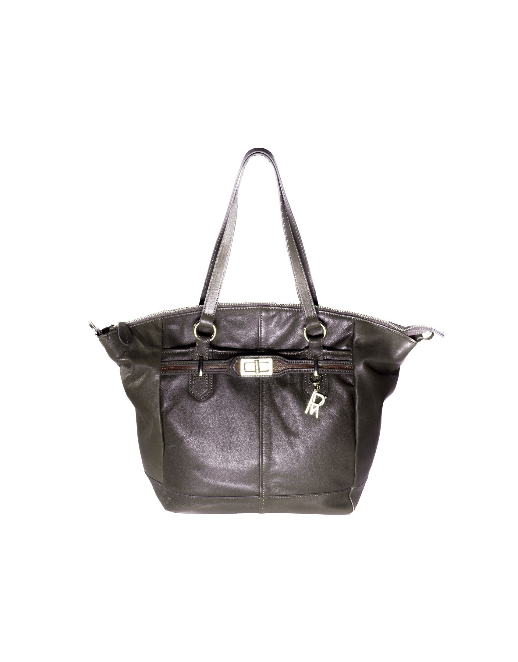 Bolso góndola combinado gris