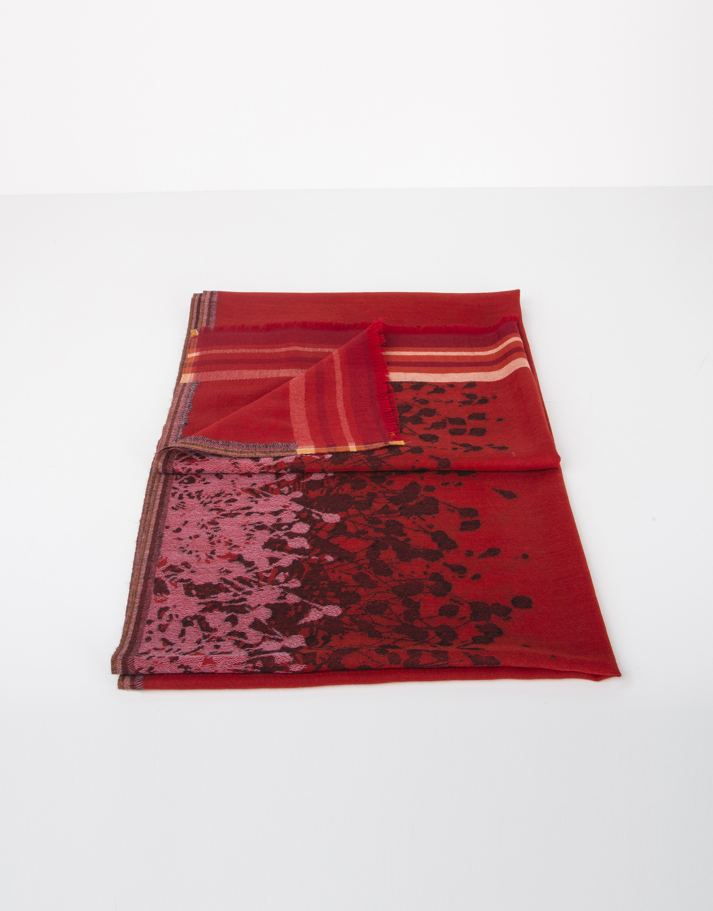 Foulard lana rojo