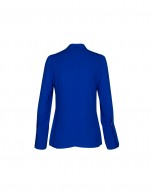 Blusa azul cuello mao