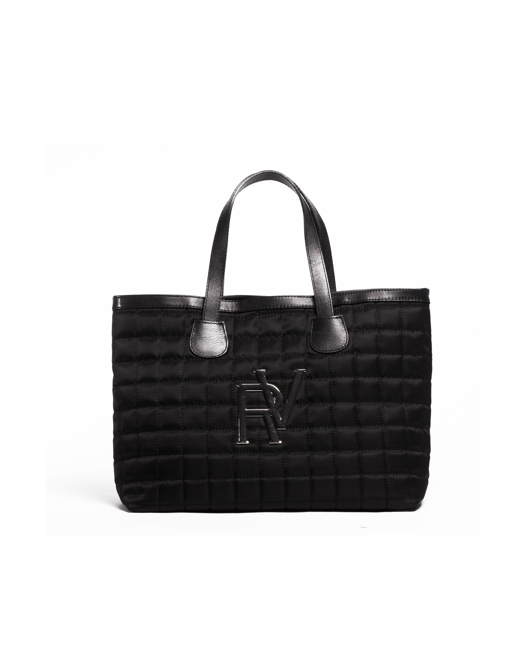 Bolso shopping acolchado negro