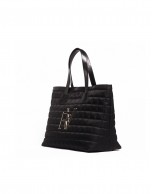 Bolso shopping acolchado negro