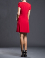 Vestido rojo tablas