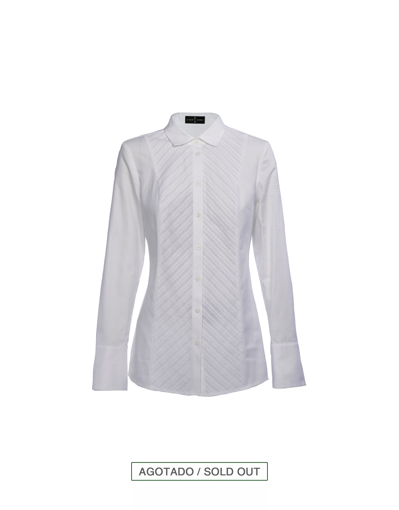 Camisa blanca con jaretas