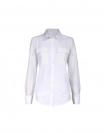 Camisa blanca dos bolsillos