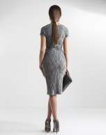 Grey dress with belt loops