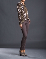 Camisa animal print verdes