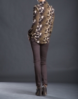 Camisa animal print verdes