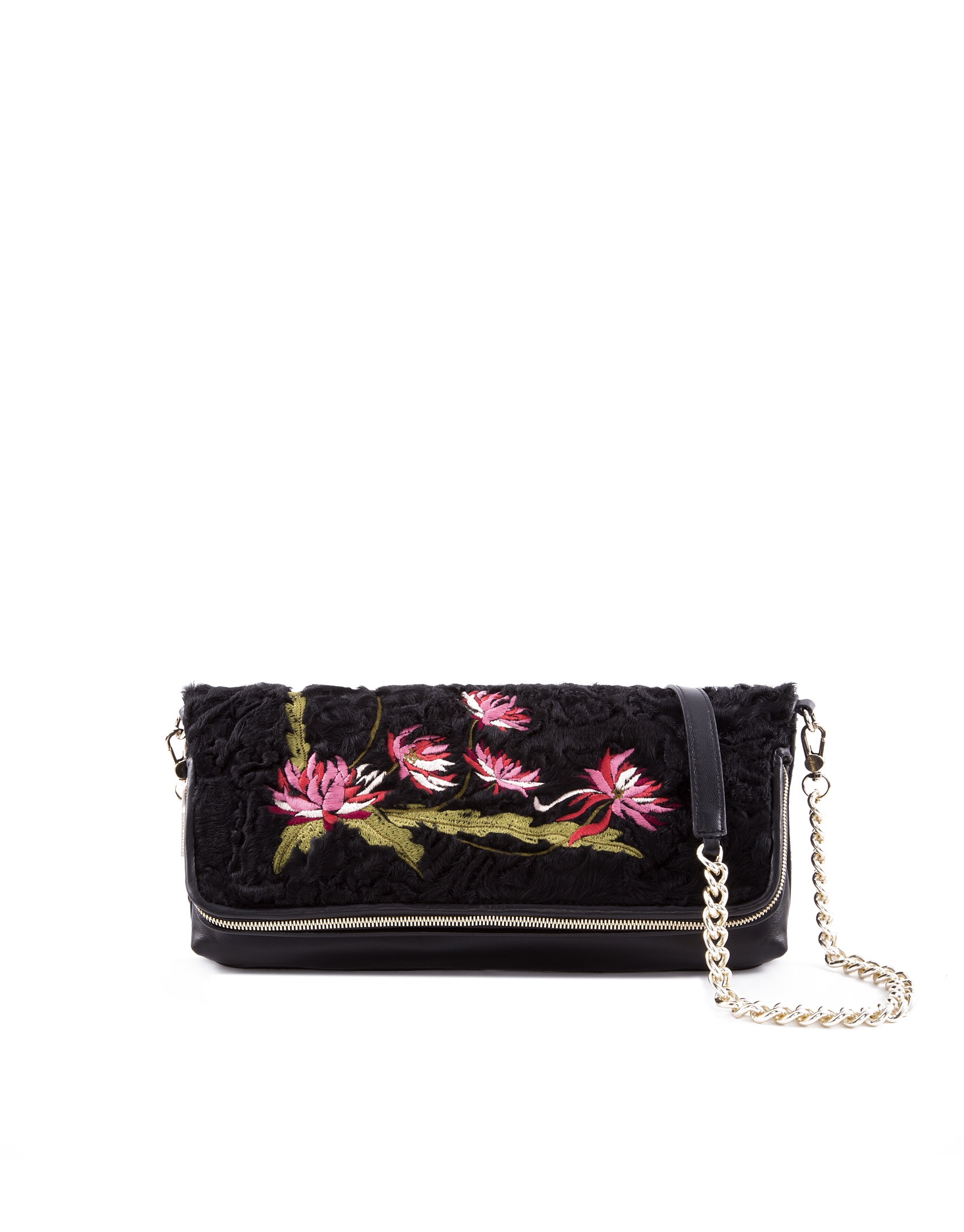 Bolso Clutch Martina Deluxe bordado flores