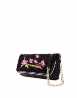 Bolso Clutch Martina Deluxe bordado flores