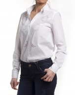 Embroidered cotton shirt 