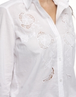 Embroidered cotton shirt 