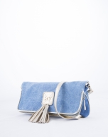 Blue  Martina Capri clutch bag