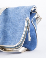 Blue  Martina Capri clutch bag