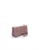 SAMBA PIEDRA: Distressed leather bag with flap