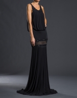 Black dress with beading