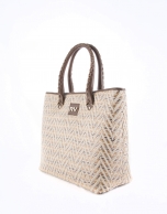 Brown Africa Boho shopping bag 