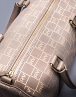 Jacquard Emilia bag with gilded lurex, cowhide and RV  logo