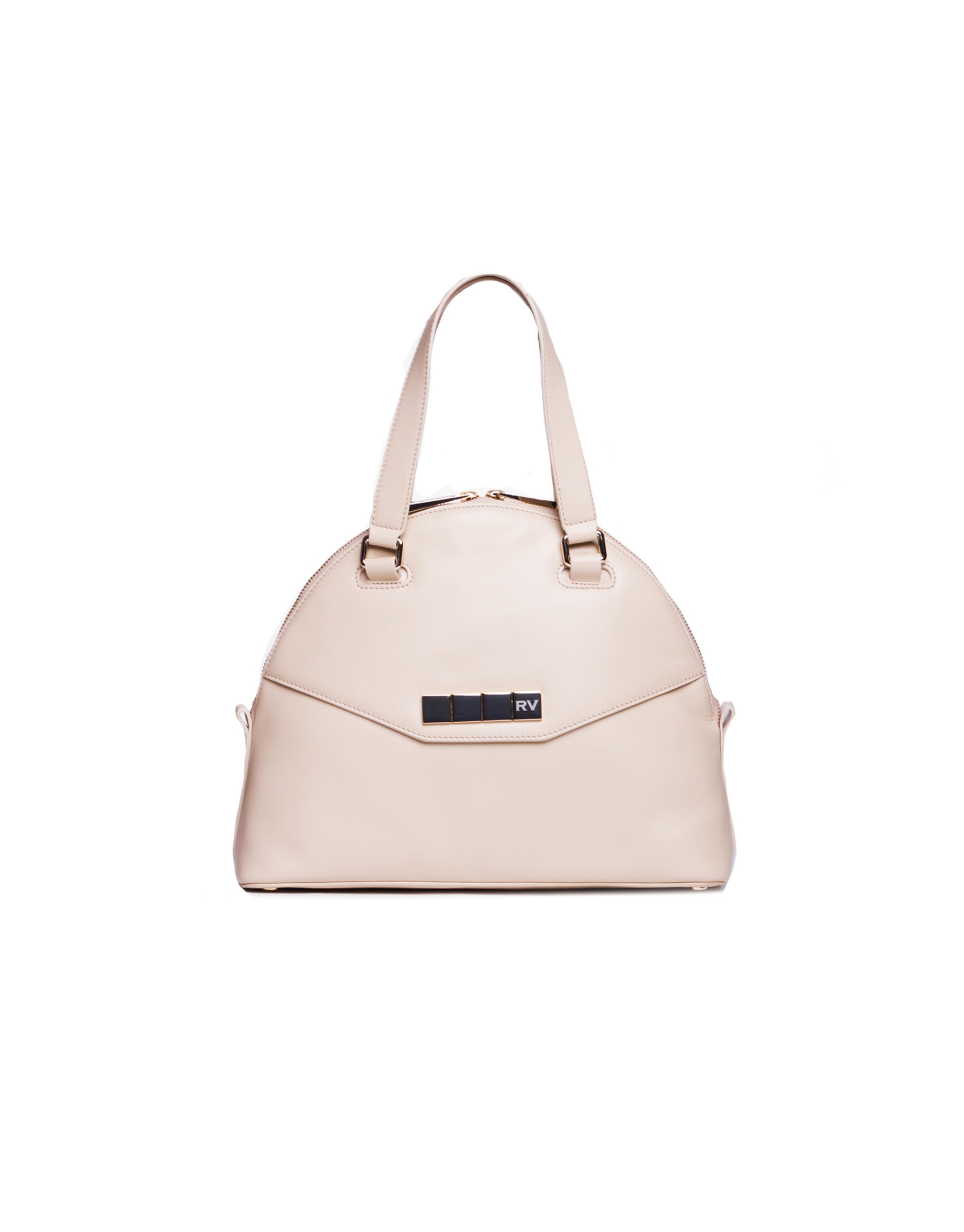 LEONOR CREMA:  Napa satchel 