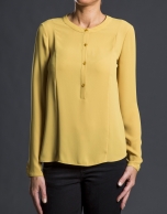 Mustard crew neck shirt 