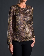 Green cashmere print shirt 