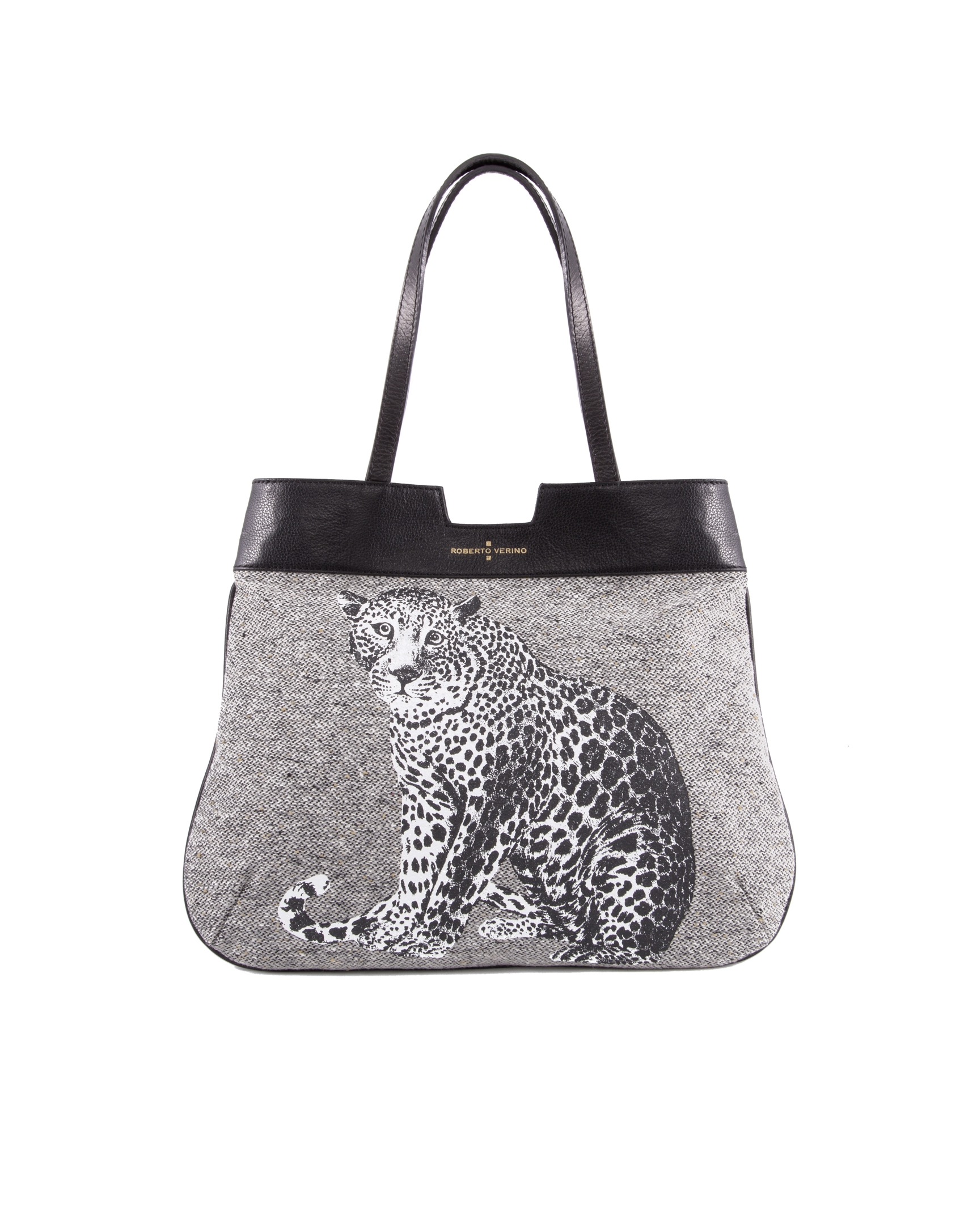 Bolso Shopping Birdy Stone print leopardo