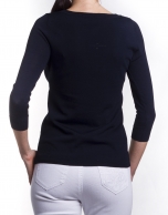 Long sleeve V neck jersey 