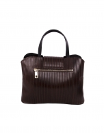 Ryan Line brown embossed leather bag 