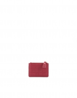 Red leather change purse.