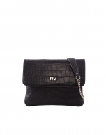 Bolso Messenger Miranda Coal piel negra