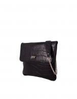 Bolso Messenger Miranda Coal piel negra