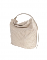 Tote troquelado beige